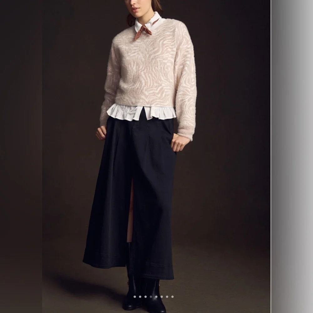 Pilcro Animal Eyelash Sweater
Color: NEUTRAL MOTIF - Picture 2 of 12